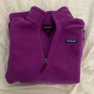 Purple Patagonia 1/4 Zip.. Size M